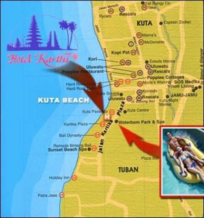 Hotel Karthi Kuta Kuta Lombok Exteriör bild